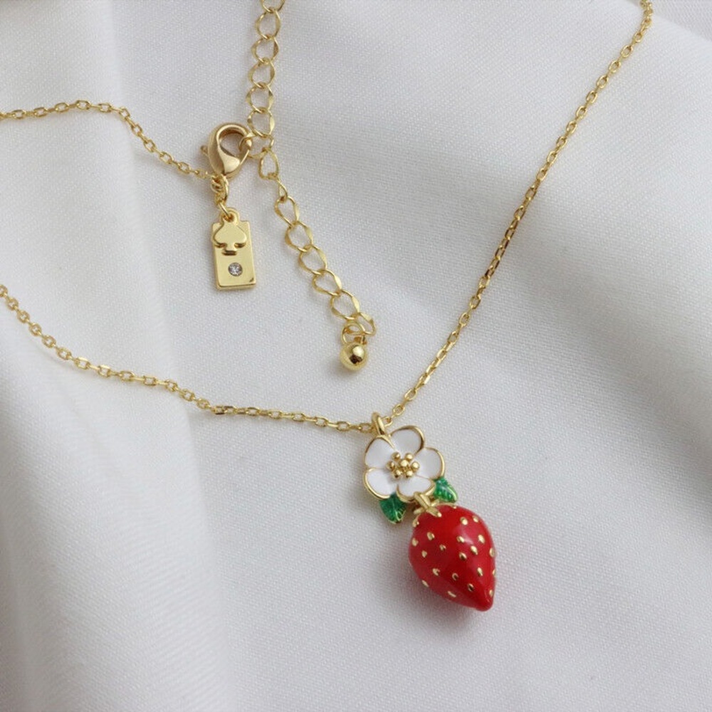 Kate Spade Strawberry Necklace